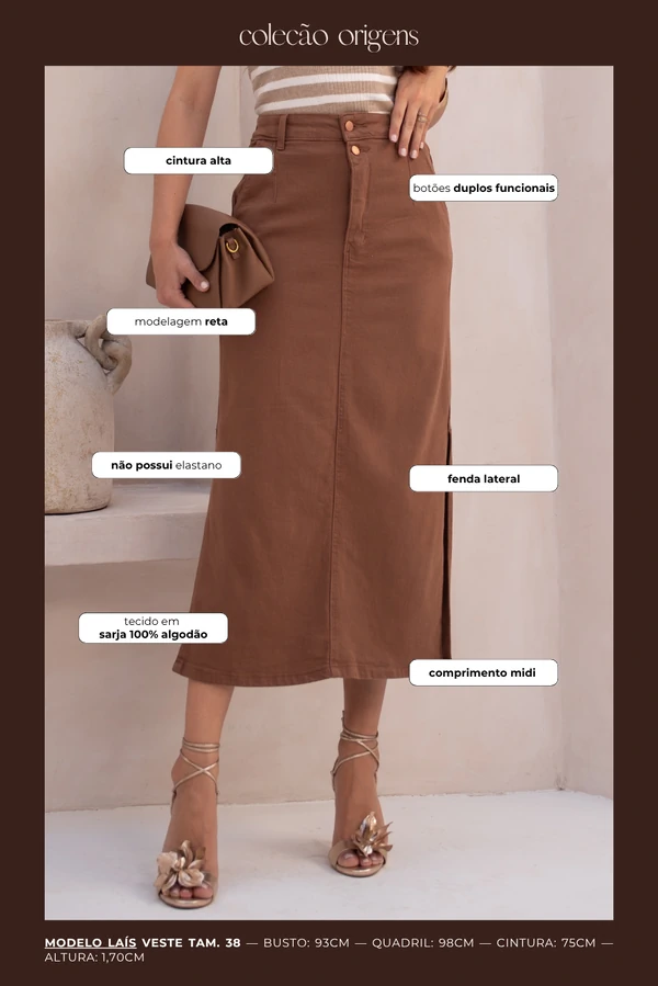 Saia Midi Lola