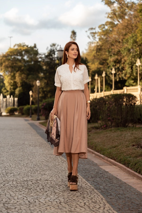 Blusa Flores Delicadas