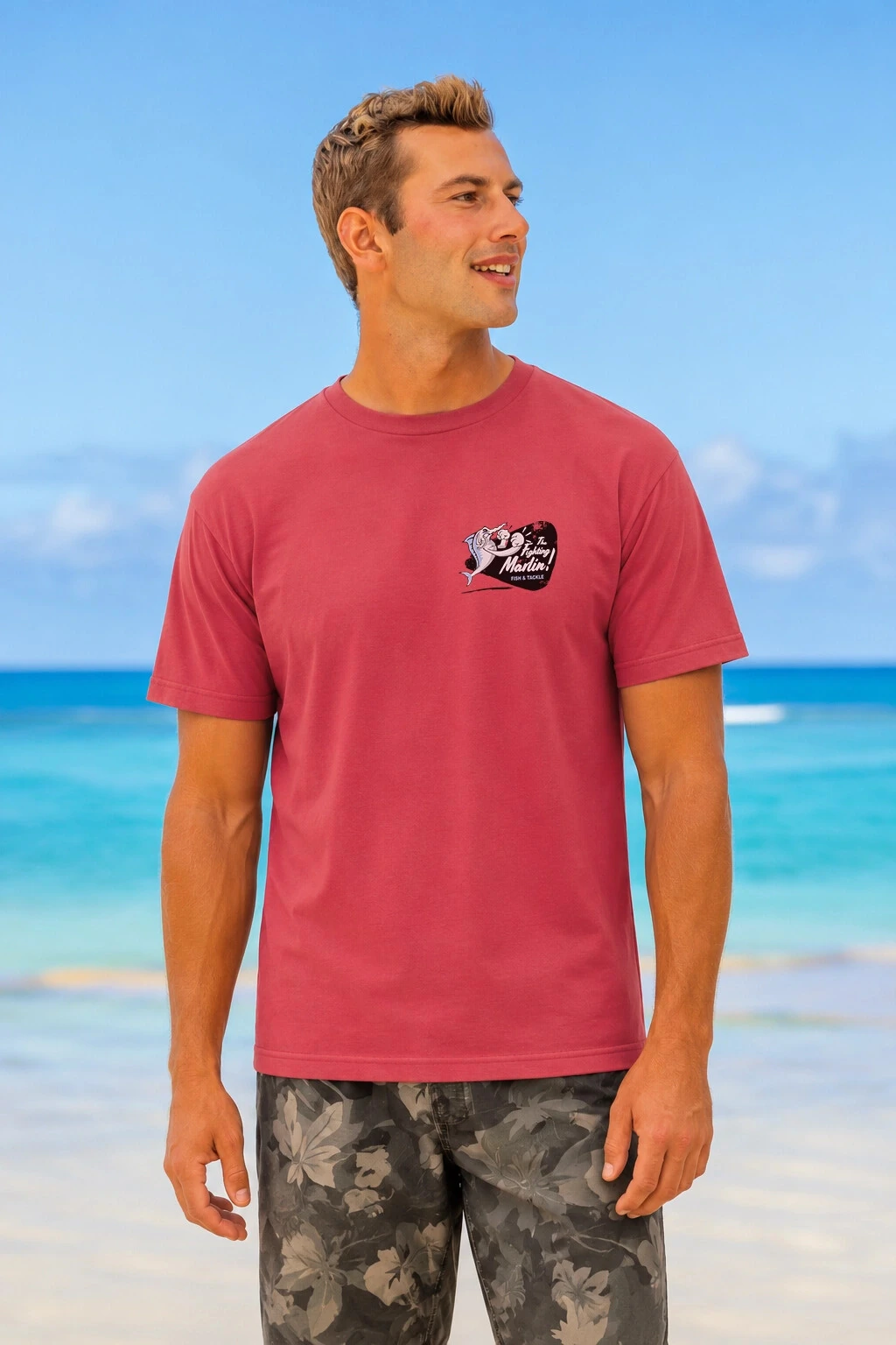 Foto Camiseta Estonada Surfwear The Fighting Marlin