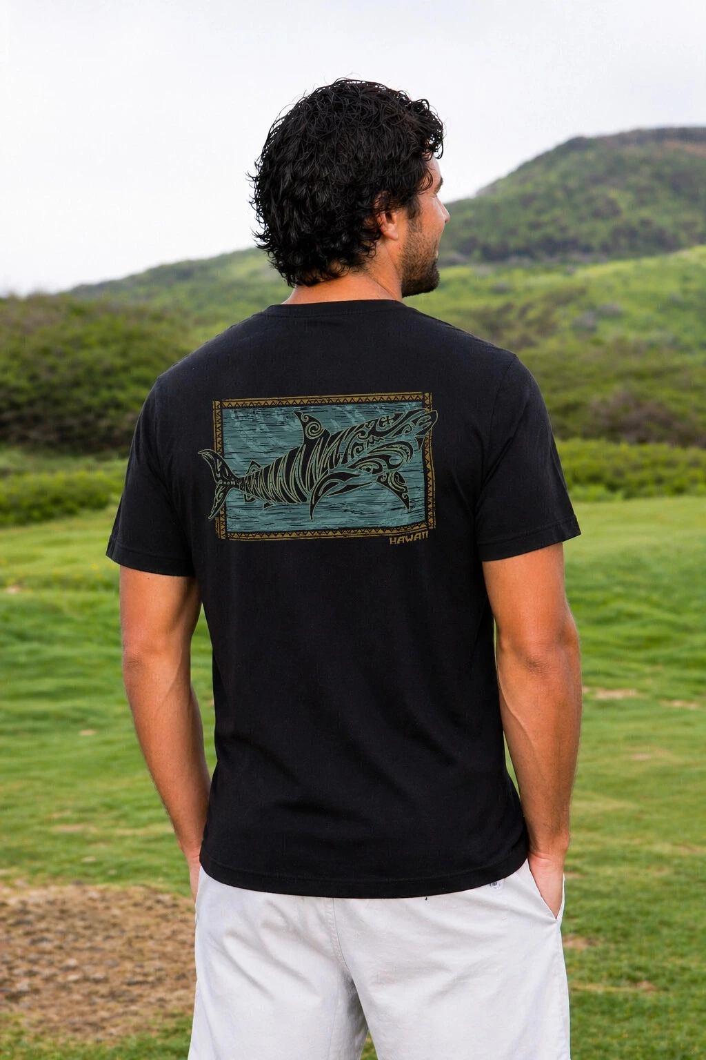 Foto Camiseta Surfwear Tribal Tiger Shark