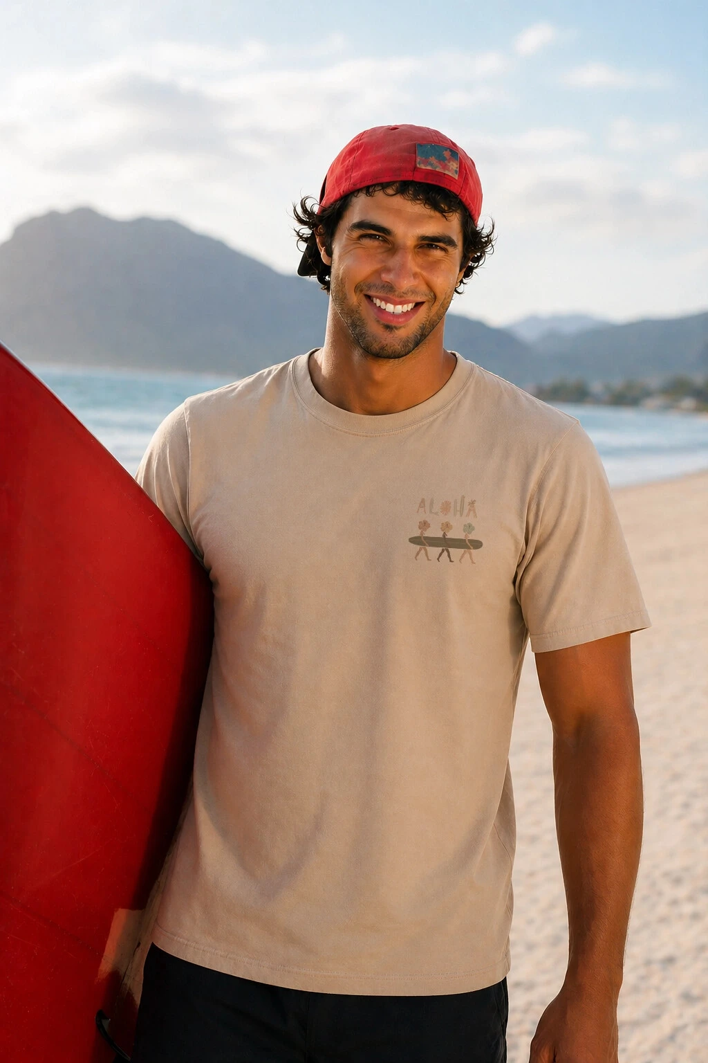 Foto Camiseta Estonada Surfwear Aloha