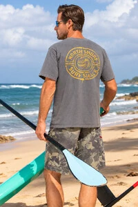 Camiseta Surfwear North Shore Surf Shack Cinza