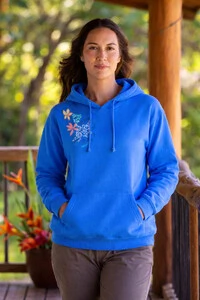 Moletom Canguru Estonado Surfwear Tribal Manta Pua Swirls