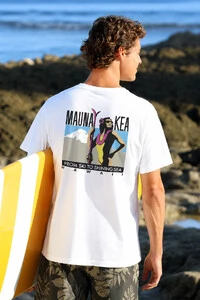 Camiseta Surfwear Mauna Kea Branca