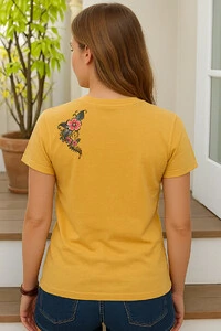 Babylook Feminina Estonada Sea Horse