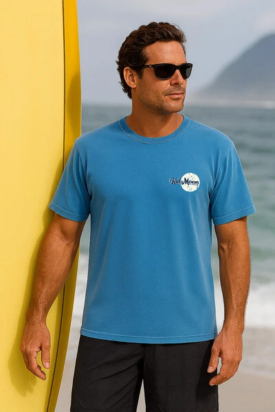 Foto Camiseta Estonada Surfwear Hula Moon