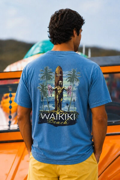 Foto Camiseta Estonada Surfwear Duke Kahanamoku