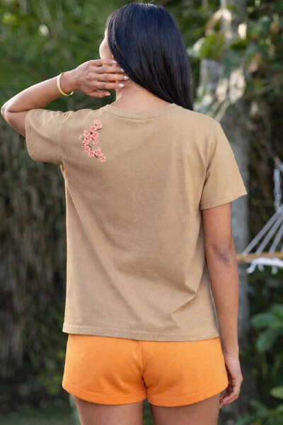 Foto Babylook Feminina Cherry Blossom Branch