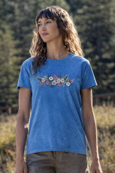Foto Babylook Feminina Estonada Spring Flowers