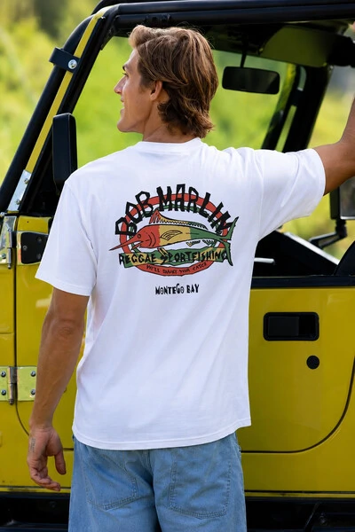 Foto Camiseta Surfwear Bob Marlin Branca