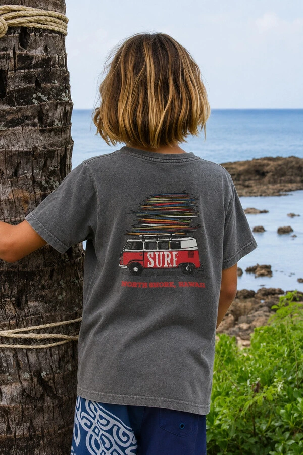 Camiseta Infantil Estonada Surf Kombi