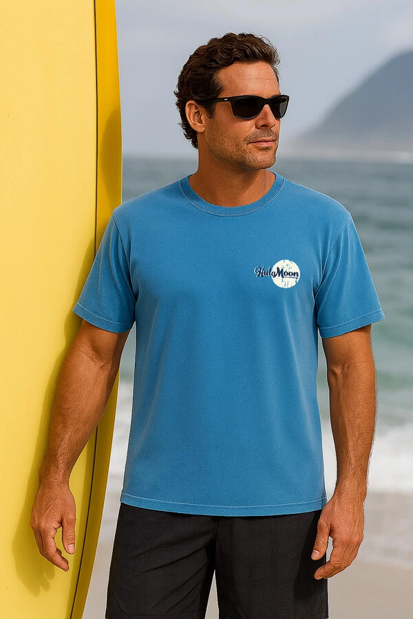 Camiseta Estonada Surfwear Hula Moon