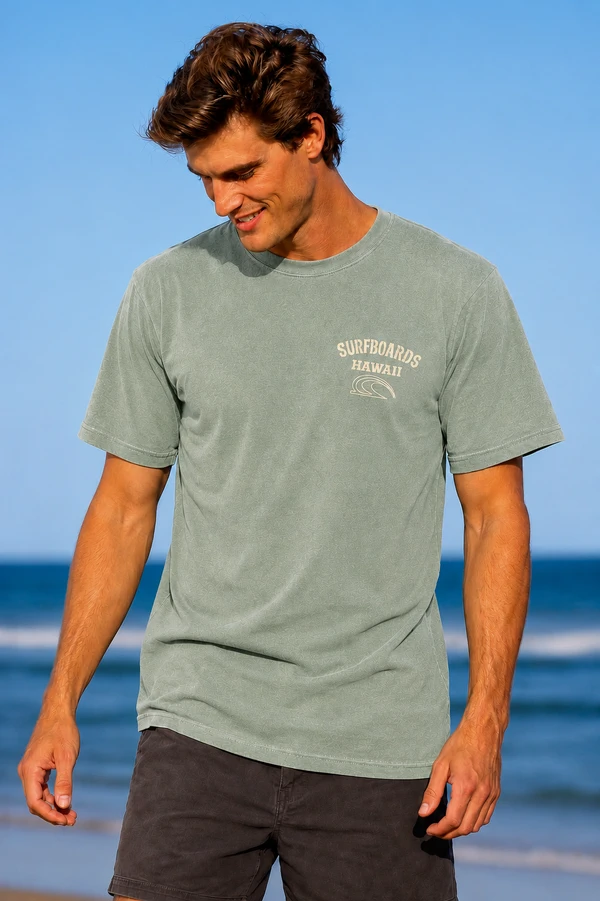 Camiseta Estonada Surfwear Surfboards Hawaii