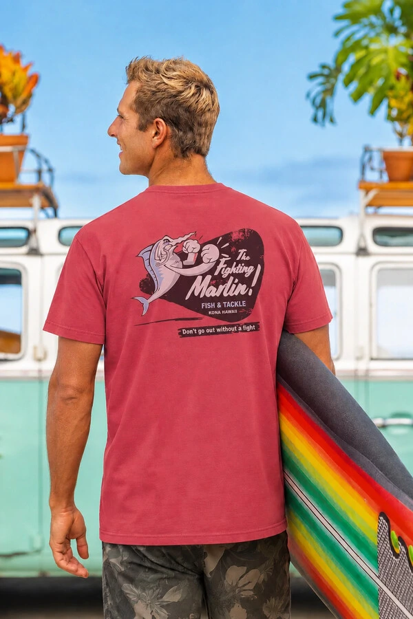 Camiseta Estonada Surfwear The Fighting Marlin