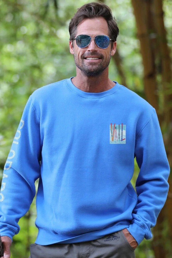 Moletom Crewneck Estonado Vail Skis