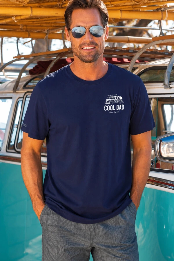 Camiseta Estonada Surfwear Dad Marinho