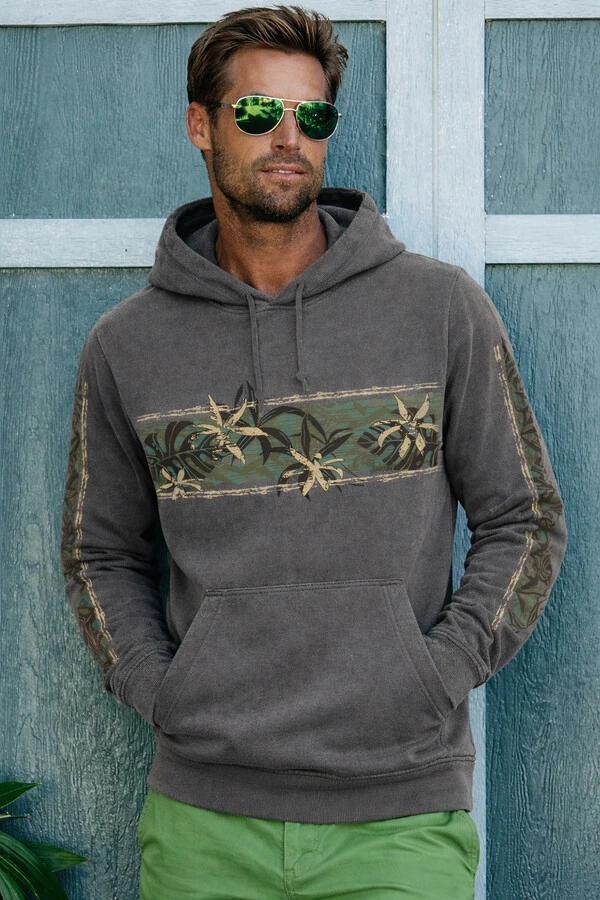 Moletom Canguru Estonado Surfwear Rainforest