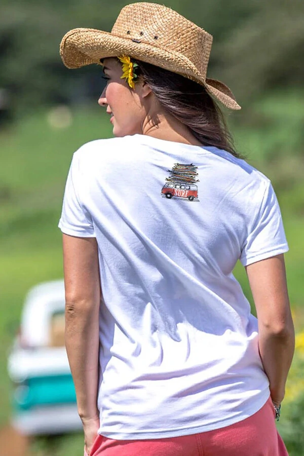 Babylook Feminina Surf Kombi
