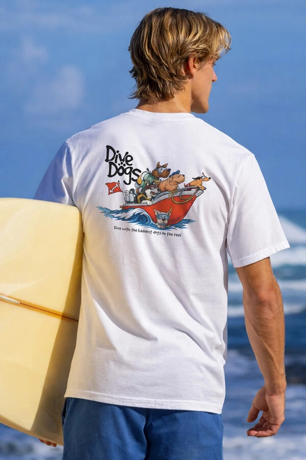 Camiseta Surfwear Dive Dogs