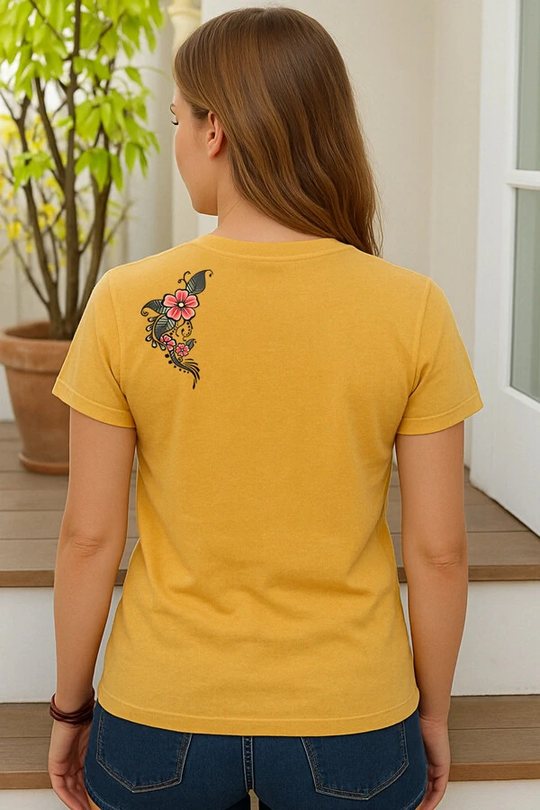 Babylook Feminina Estonada Sea Horse