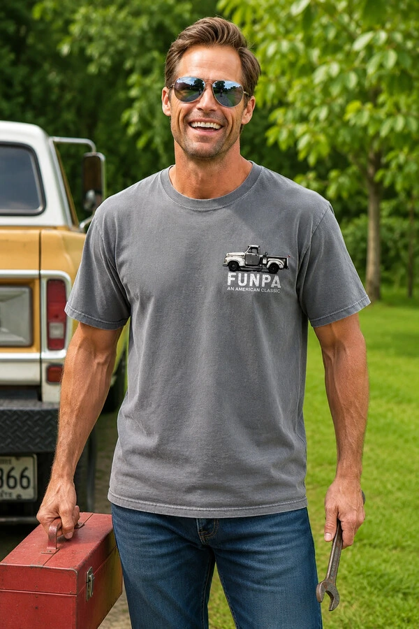 Camiseta Estonada Surfwear Funpa Cinza