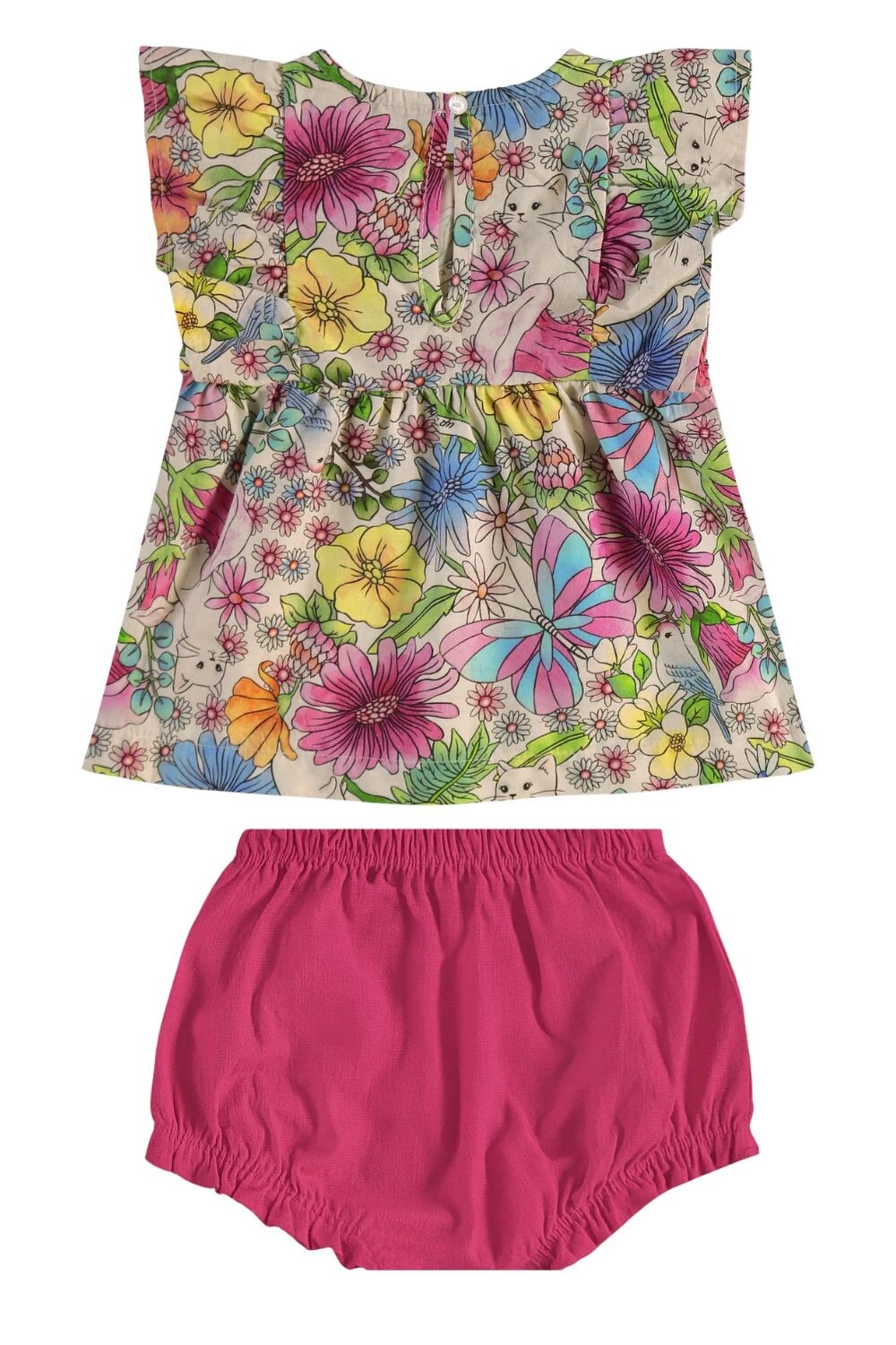 FotoConjunto blusa e calcinha em tecido Up Baby