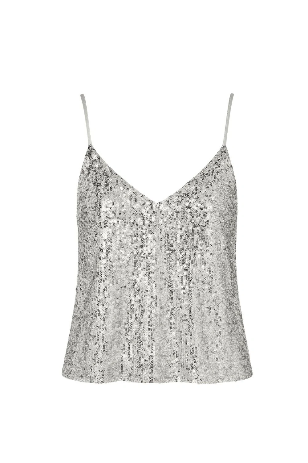 FotoBlusa alça em paetê Kwi