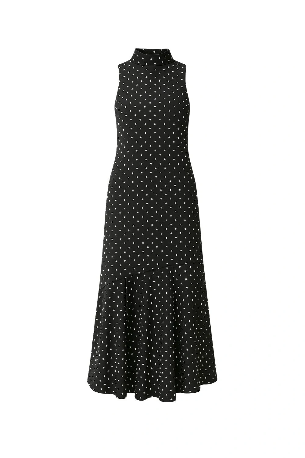 FotoVestido de bolinhas gola alta Kwi