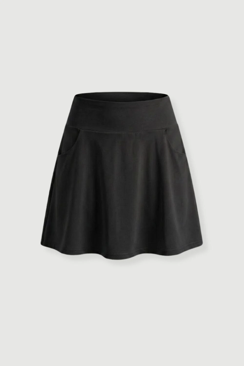 FotoShort saia fitness cintura alta com bolsos laterais Kwi