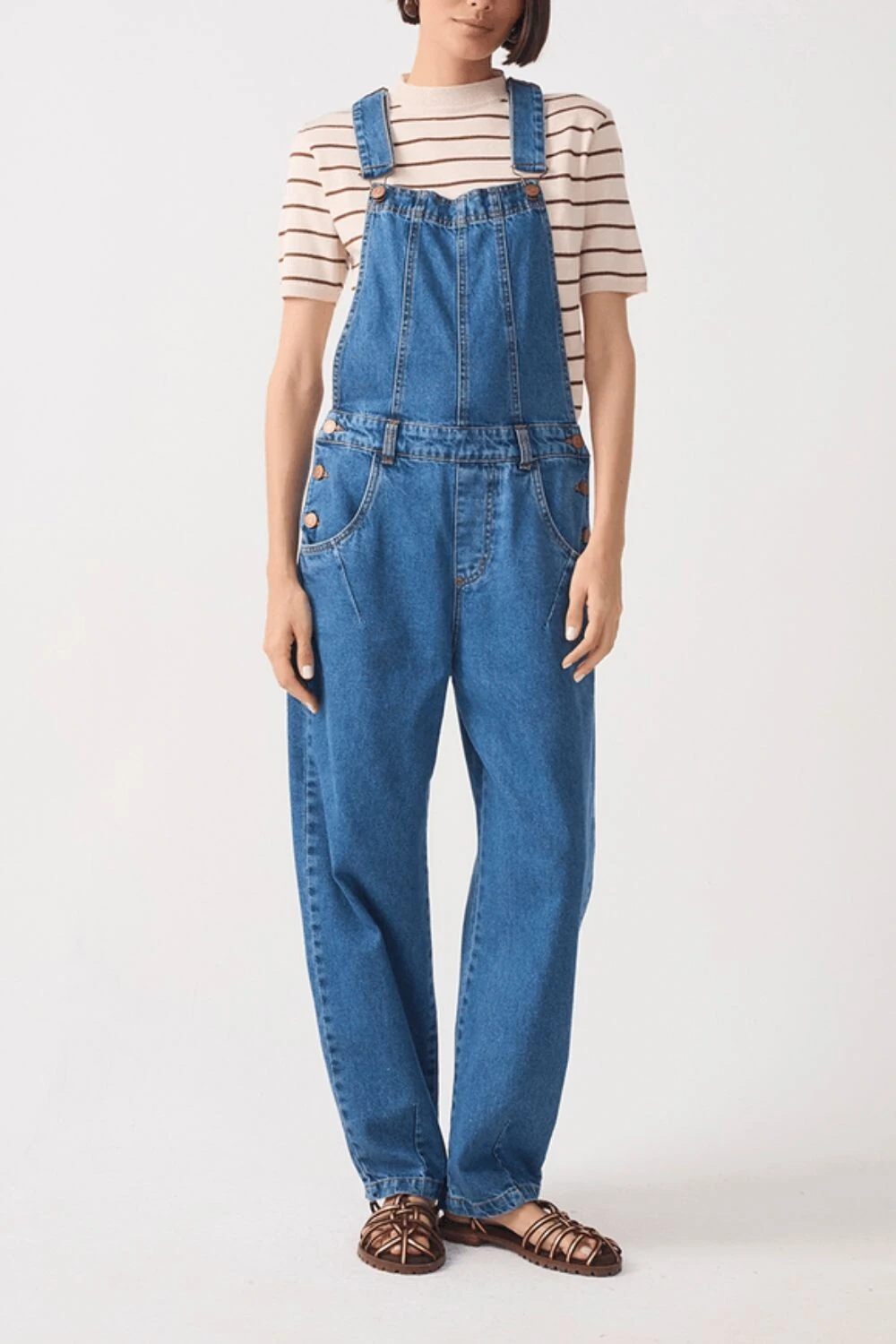 FotoJardineira jeans barrel confort Dress to