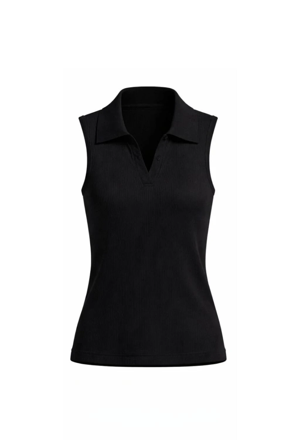 FotoPolo em poliamida fitness sem manga Kwi