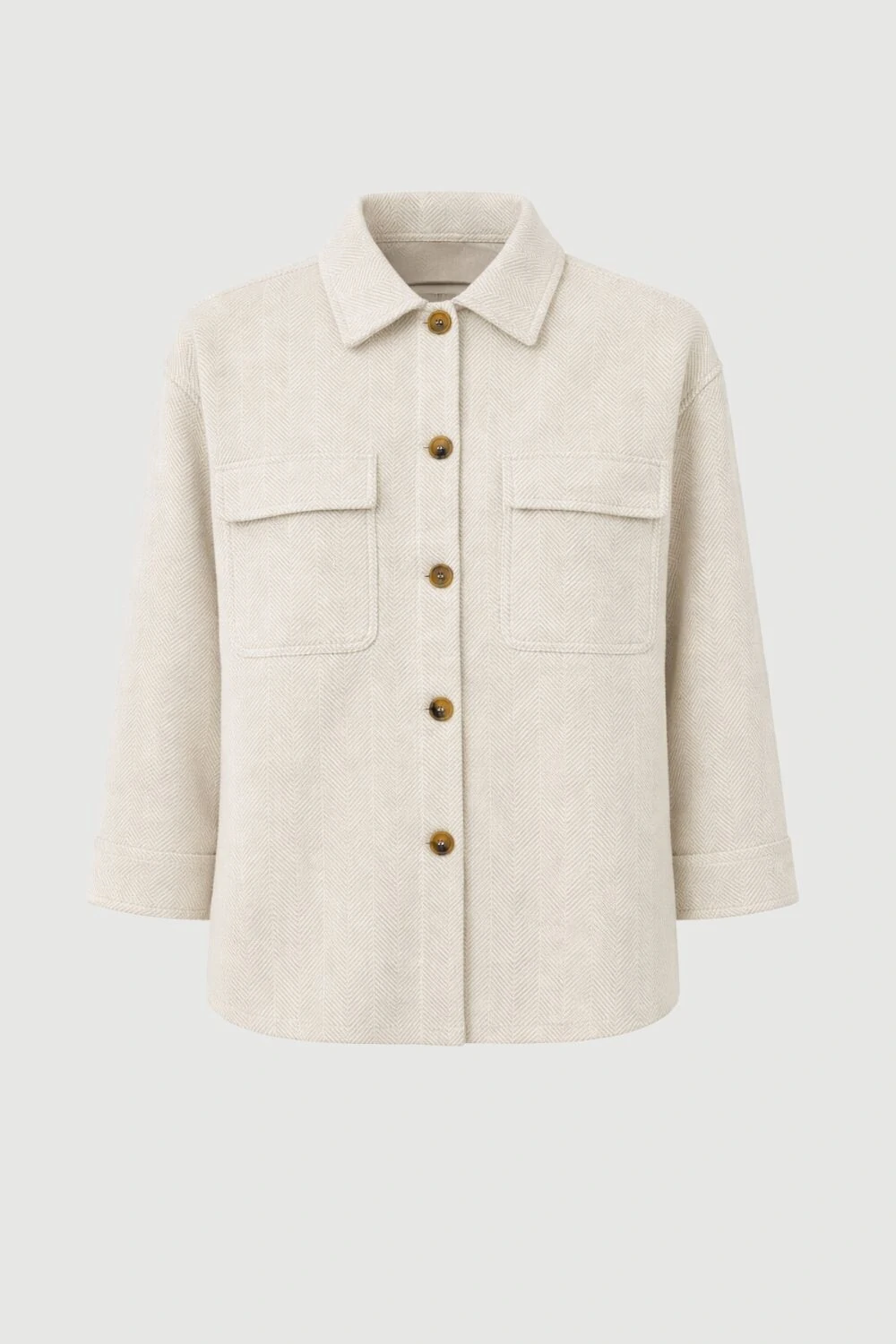 FotoCasaco feminino em lã batida Kwi