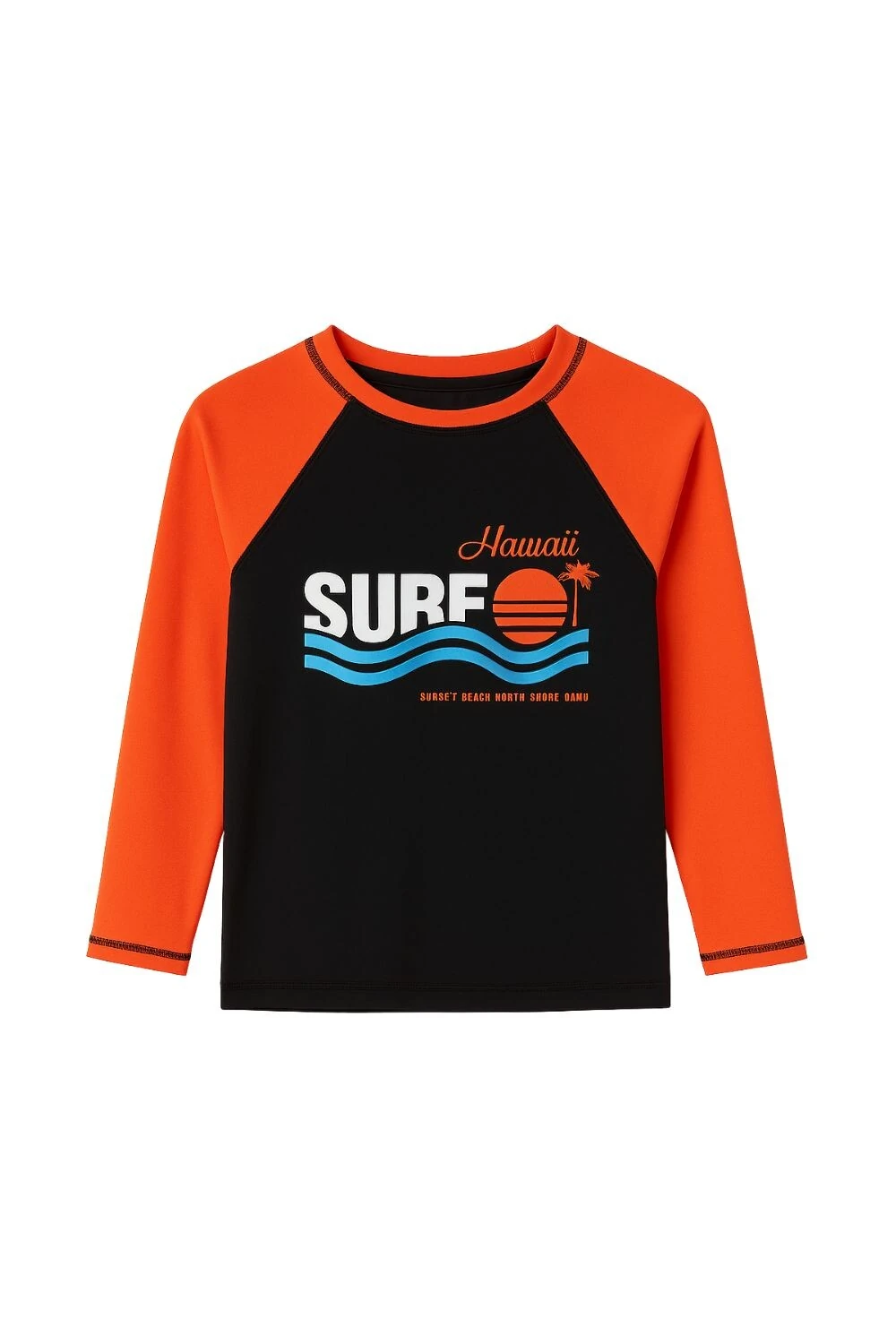 FotoBlusa infantil manga longa uv surf Kwi