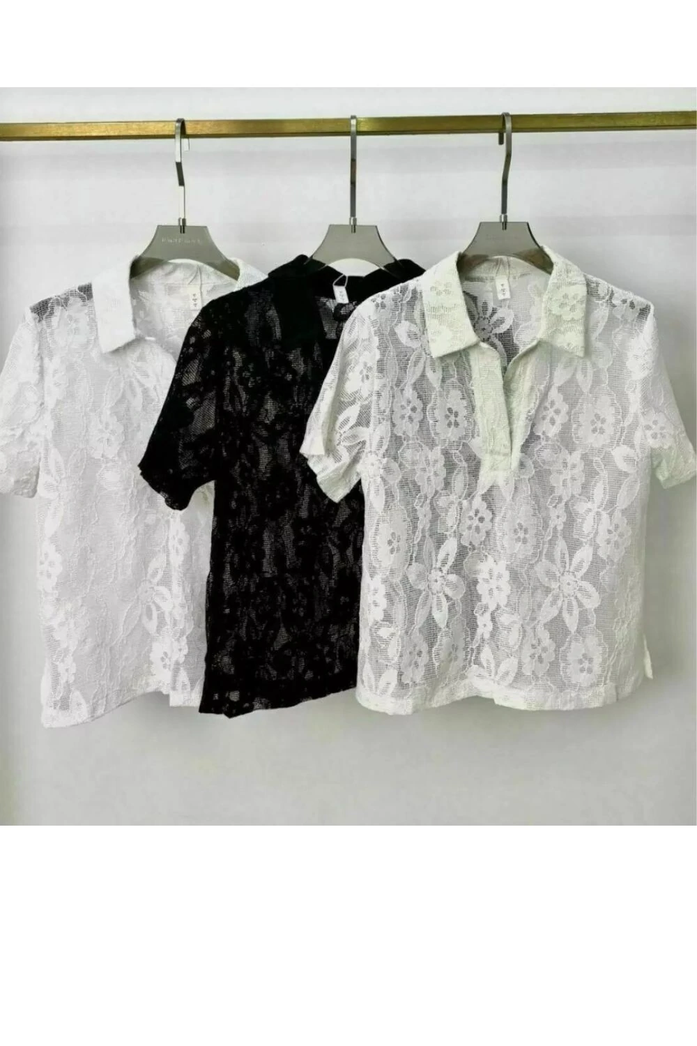 FotoCamisa polo renda mc Kwi