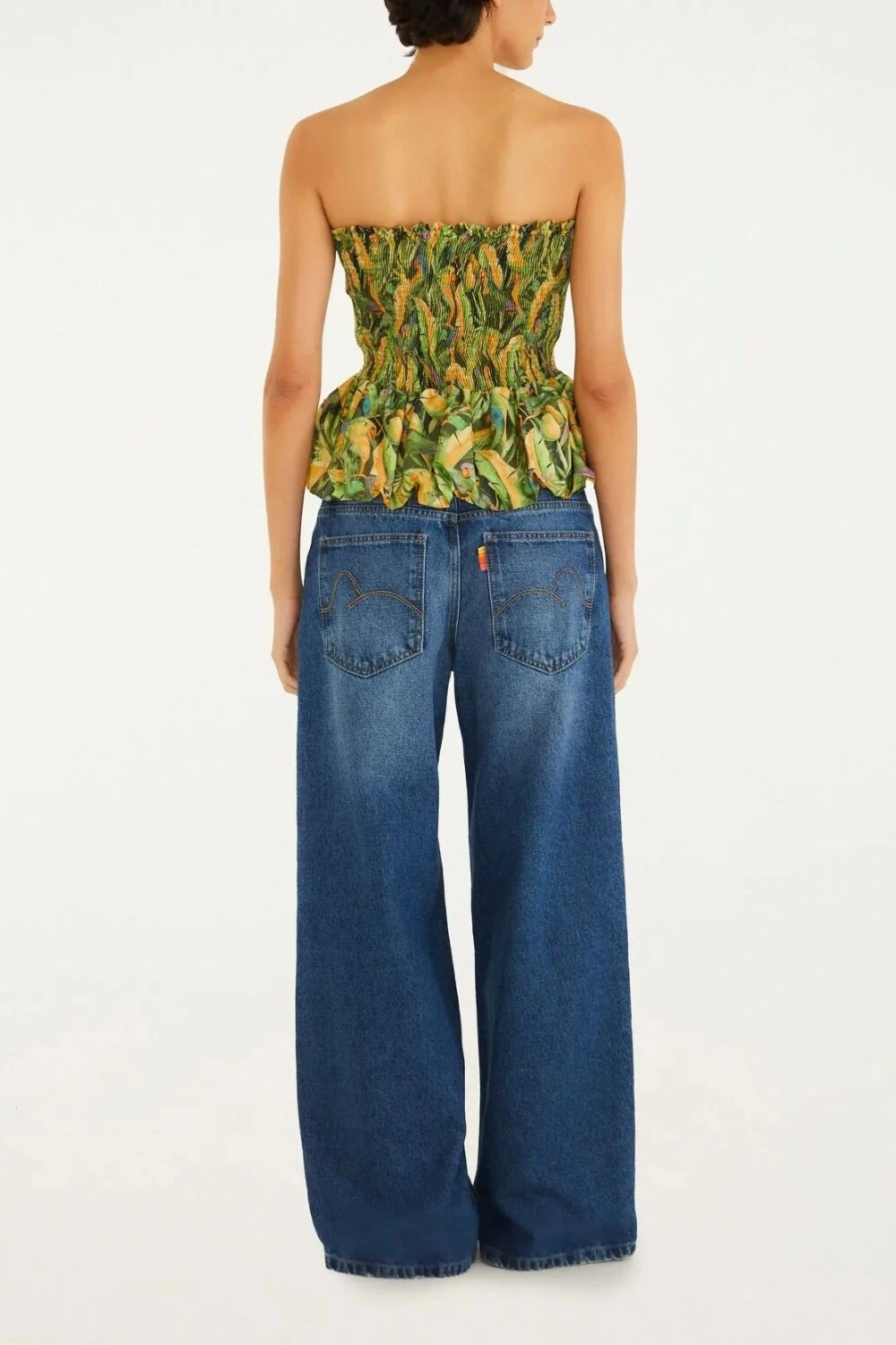 FotoCalça jeans wide faver Farm
