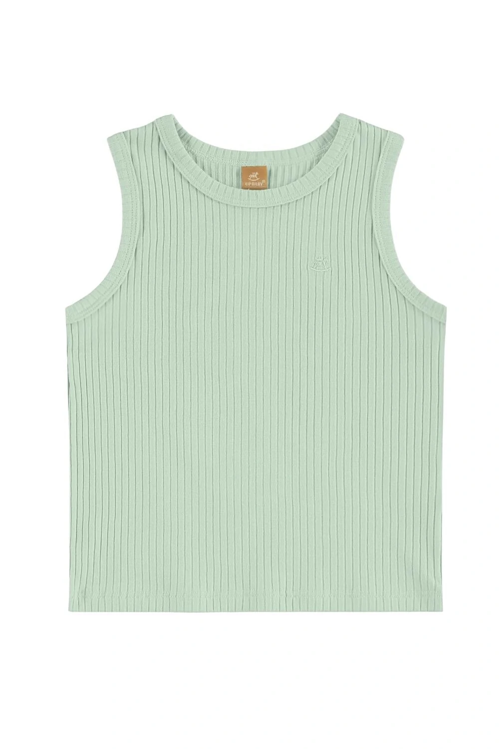 FotoBlusa sem manga em ribana canelada Up Baby