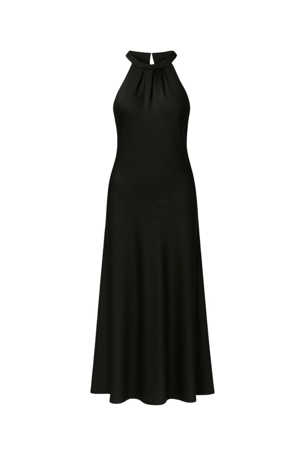 FotoVestido longo cetim Kwi