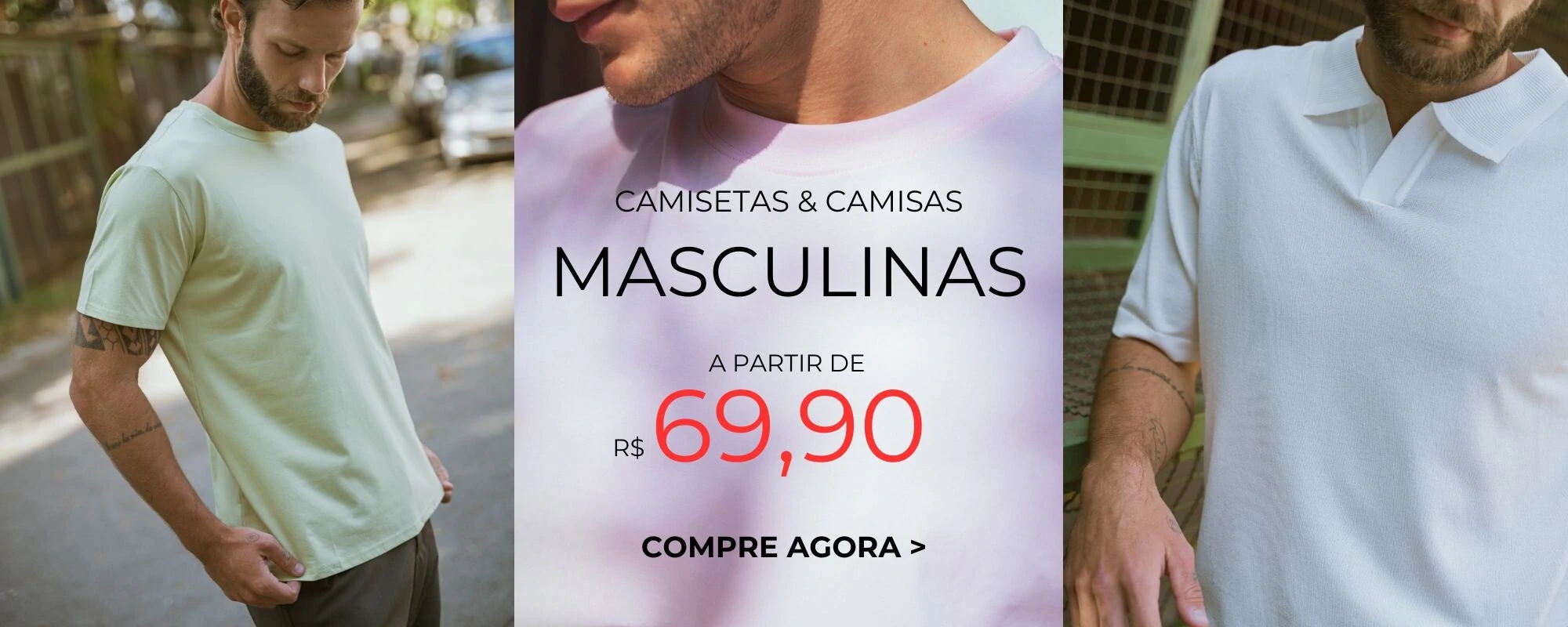 Camisetas & Camisas Masculinas