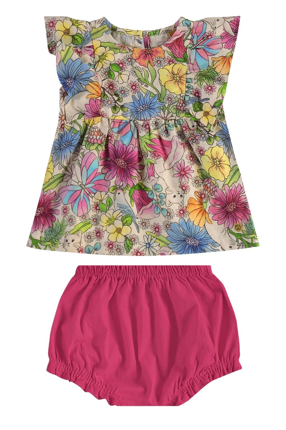 FotoConjunto blusa e calcinha em tecido Up Baby