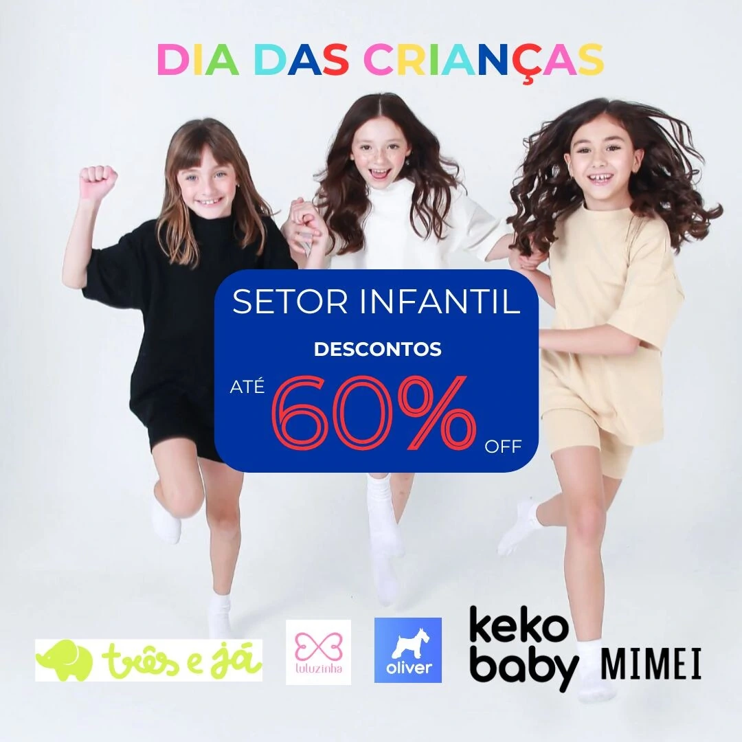 Dia das Crianças 60%off