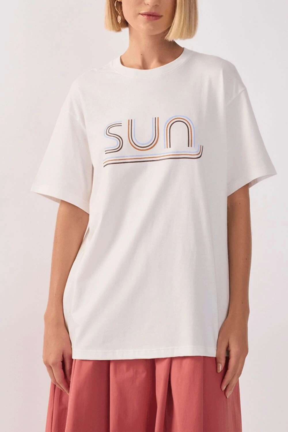 FotoT - shirt silk sun Dress to