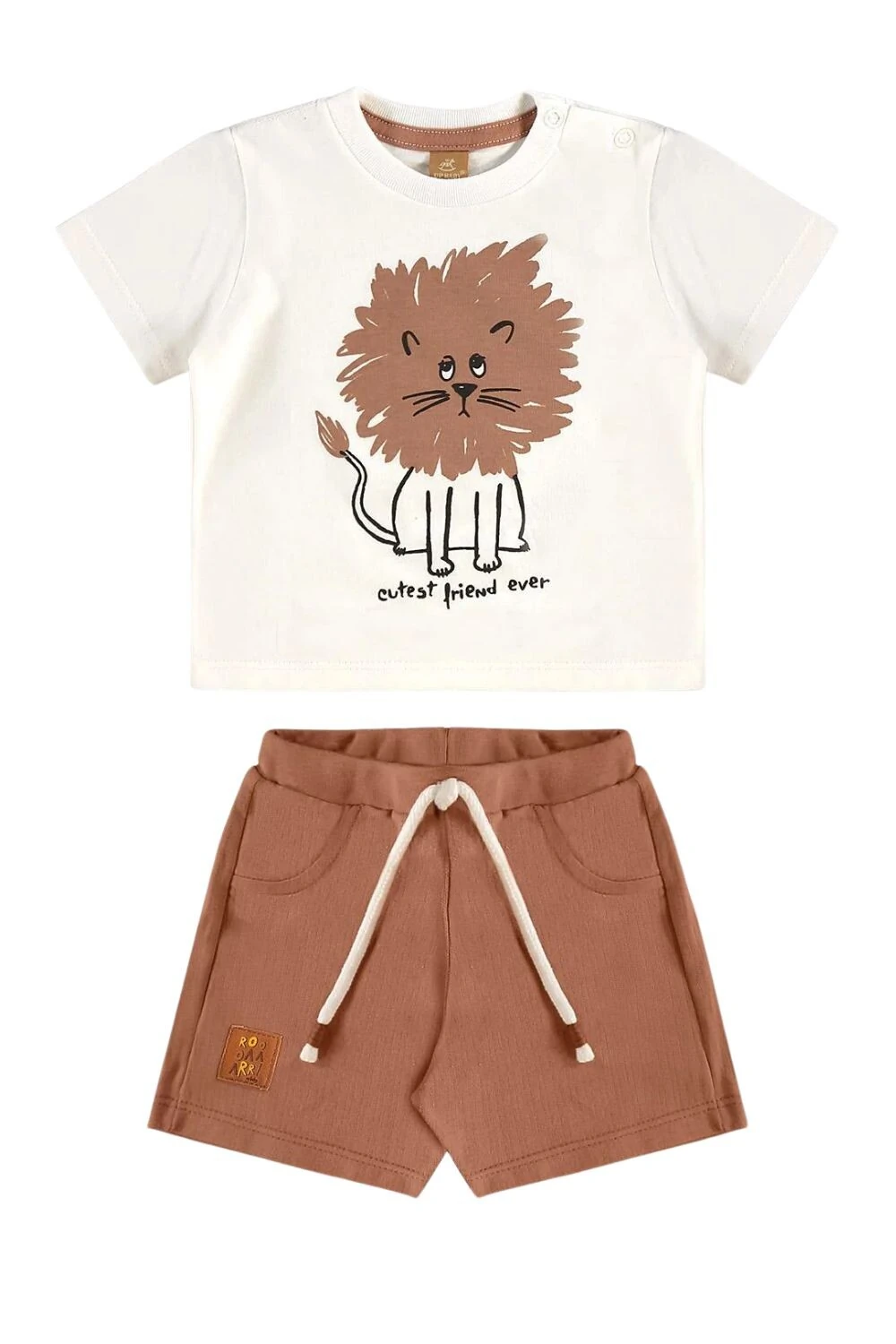 FotoConjunto camiseta malha e bermuda malhão rustic Up Baby