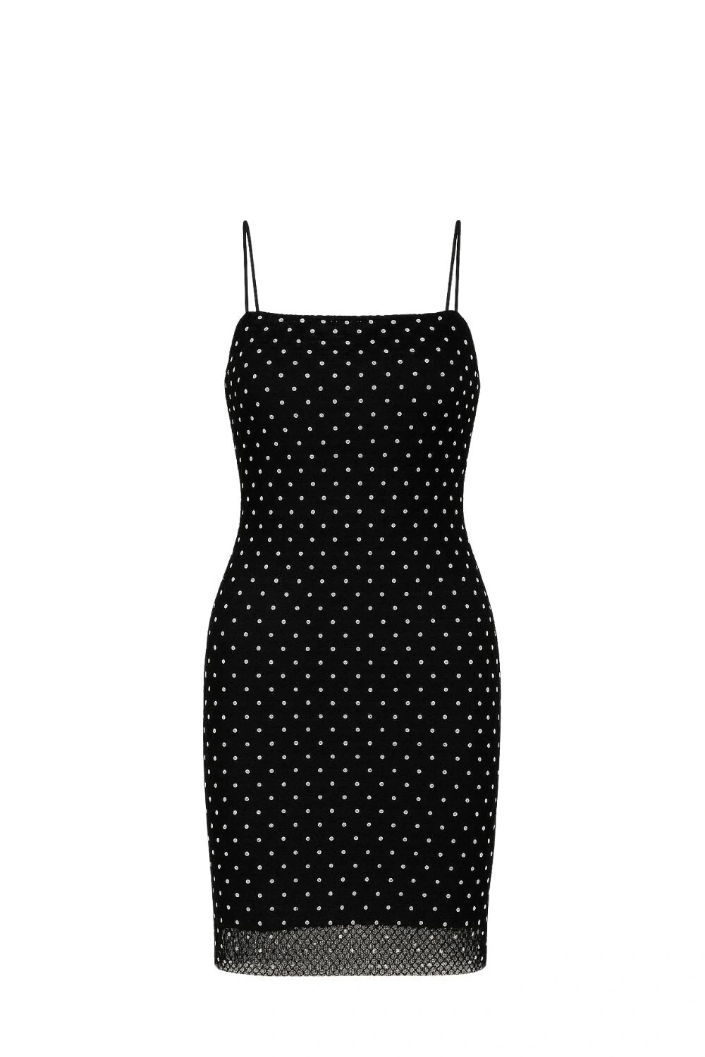 FotoVestido curto rede c/ strass Kwi