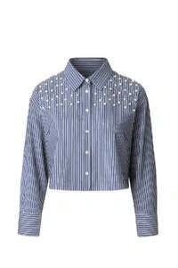 Camisa com pérolas Kwi
