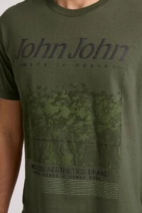 Camiseta regular fit cyber flower John John