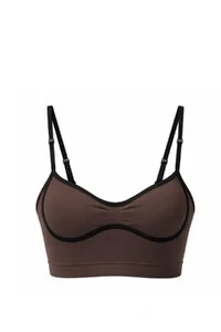 Top viés pair fitness em poliamida Kwi