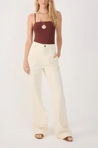 Calça sarja fluida color Dress to
