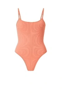Body feminino em malha canelada com alças finas Kwi