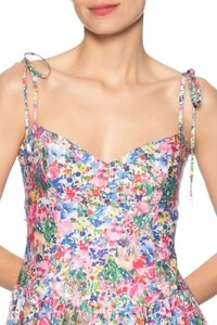 Vestido cropped camponesa Farm