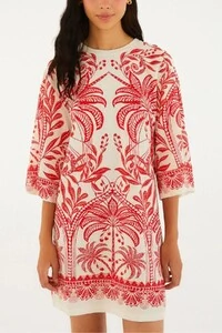 Vestido tshirt big coqueiro de flor Farm